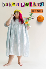 Silver Metallic Mushroom Dress