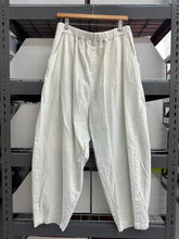 Bleached Denim Barrel Pant