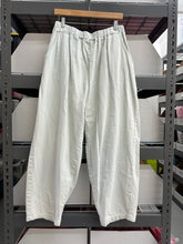 Bleached Denim Barrel Pant