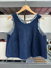 Soft Volume Tank in Denim