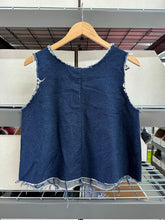 Soft Volume Tank in Denim