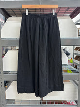 Mid Easy Pant in Black Cotton Gauze