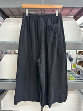 Mid Easy Pant in Black Cotton Gauze