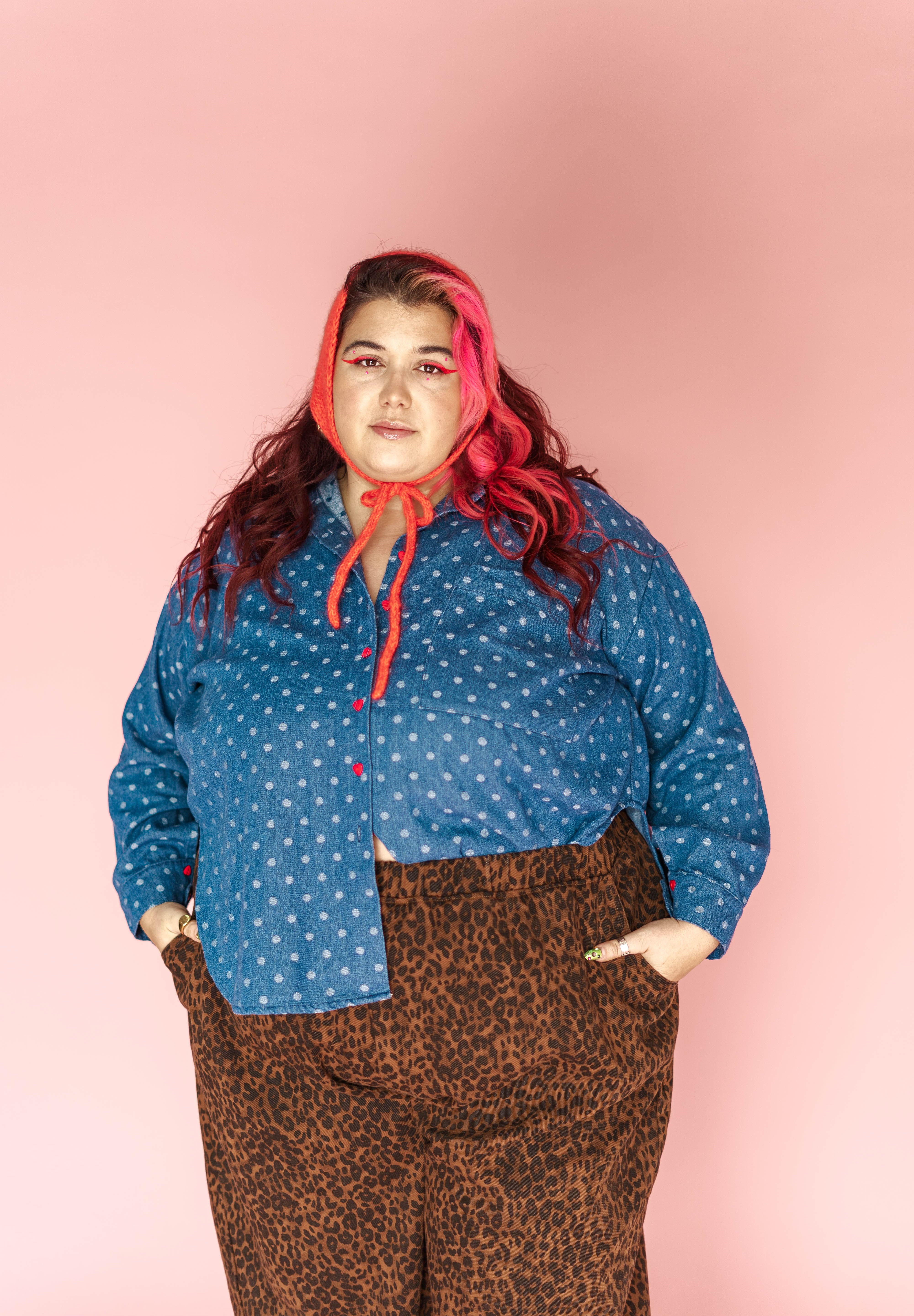 Leopard Twill Balloon Pant