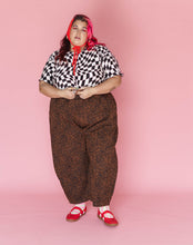 Leopard Twill Balloon Pant