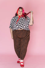 Leopard Twill Balloon Pant