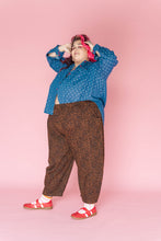 Leopard Twill Balloon Pant