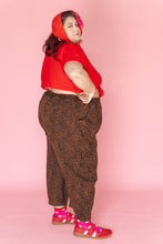 Leopard Twill Balloon Pant