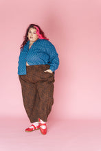 Leopard Twill Balloon Pant