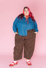 Leopard Twill Balloon Pant