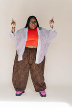 Striped Linen Soft Volume Top