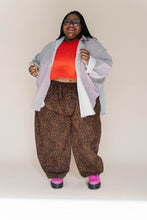 Leopard Twill Balloon Pant