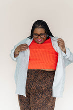 Striped Linen Soft Volume Top