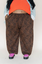 Leopard Twill Balloon Pant