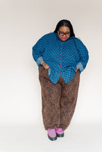 Leopard Twill Balloon Pant