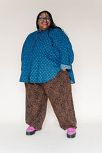 Leopard Twill Balloon Pant