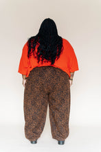 Leopard Twill Balloon Pant
