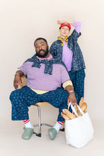 Dark Daisy Denim Mid Easy Pant