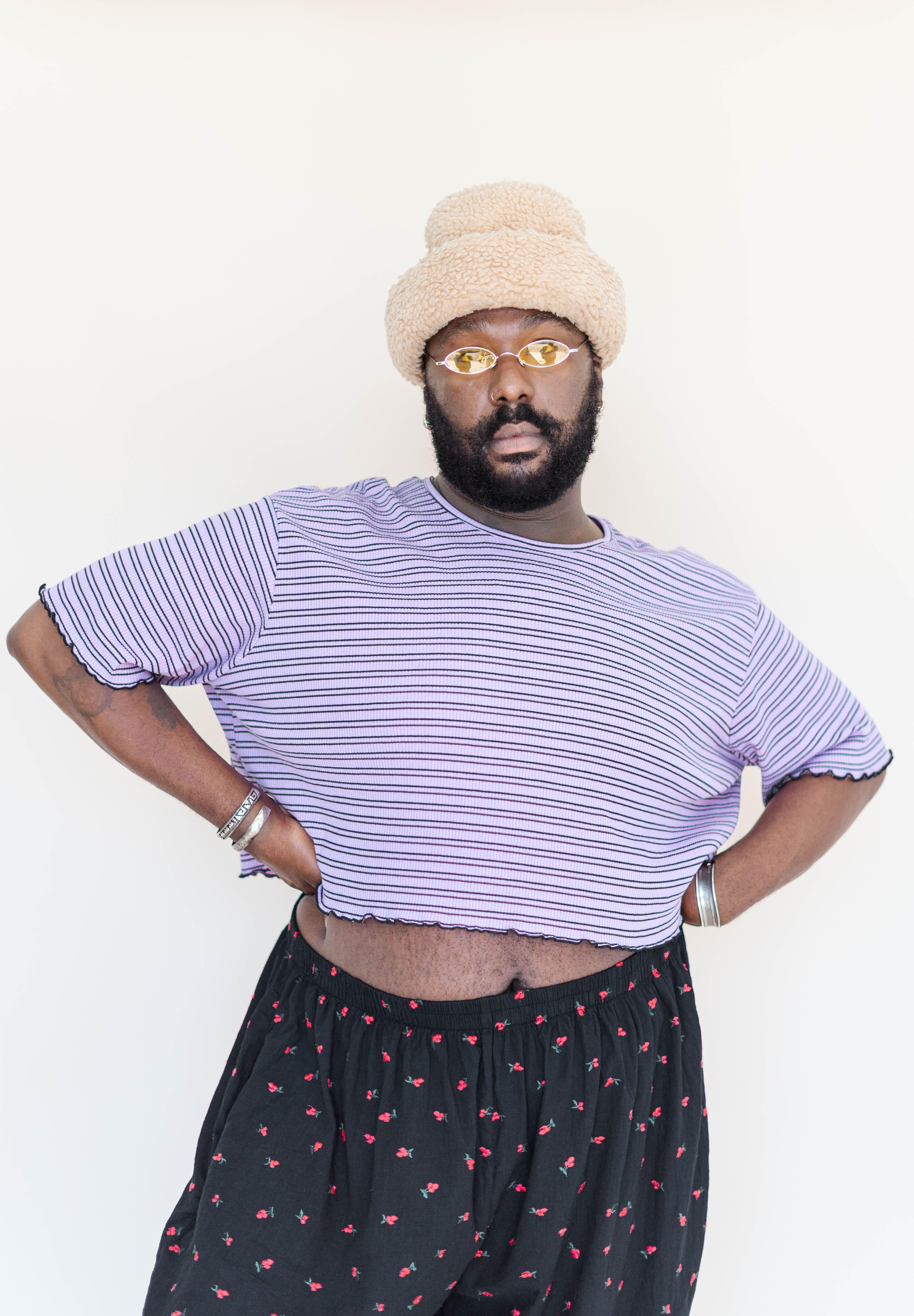 Lilac Stripe Favorite Tee