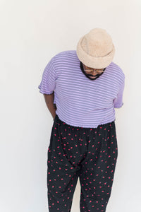 Lilac Stripe Favorite Tee