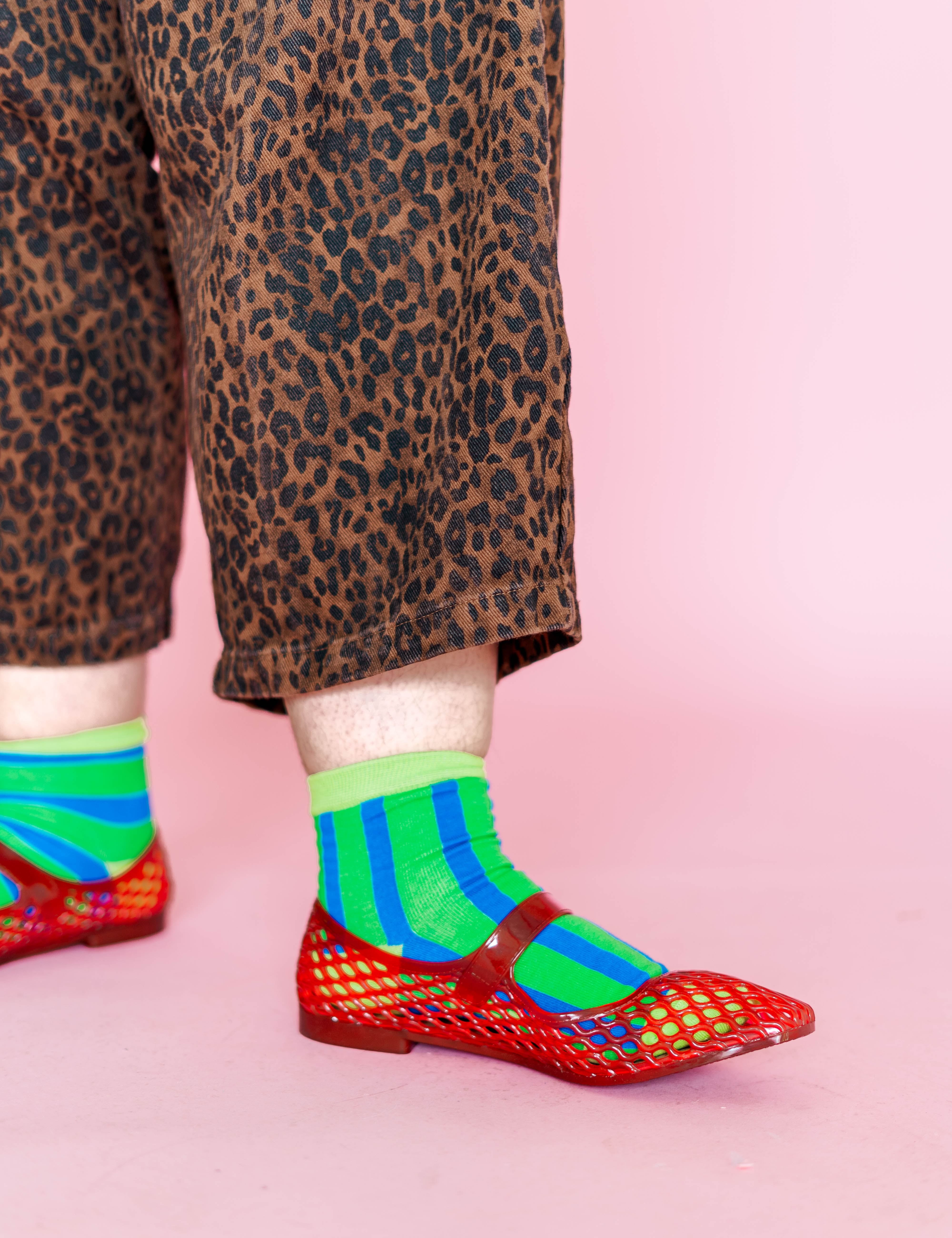 Lily Pad Stripe Socks