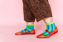 Lily Pad Stripe Socks
