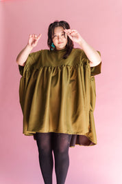 Martini Olive Mini Mushroom Dress