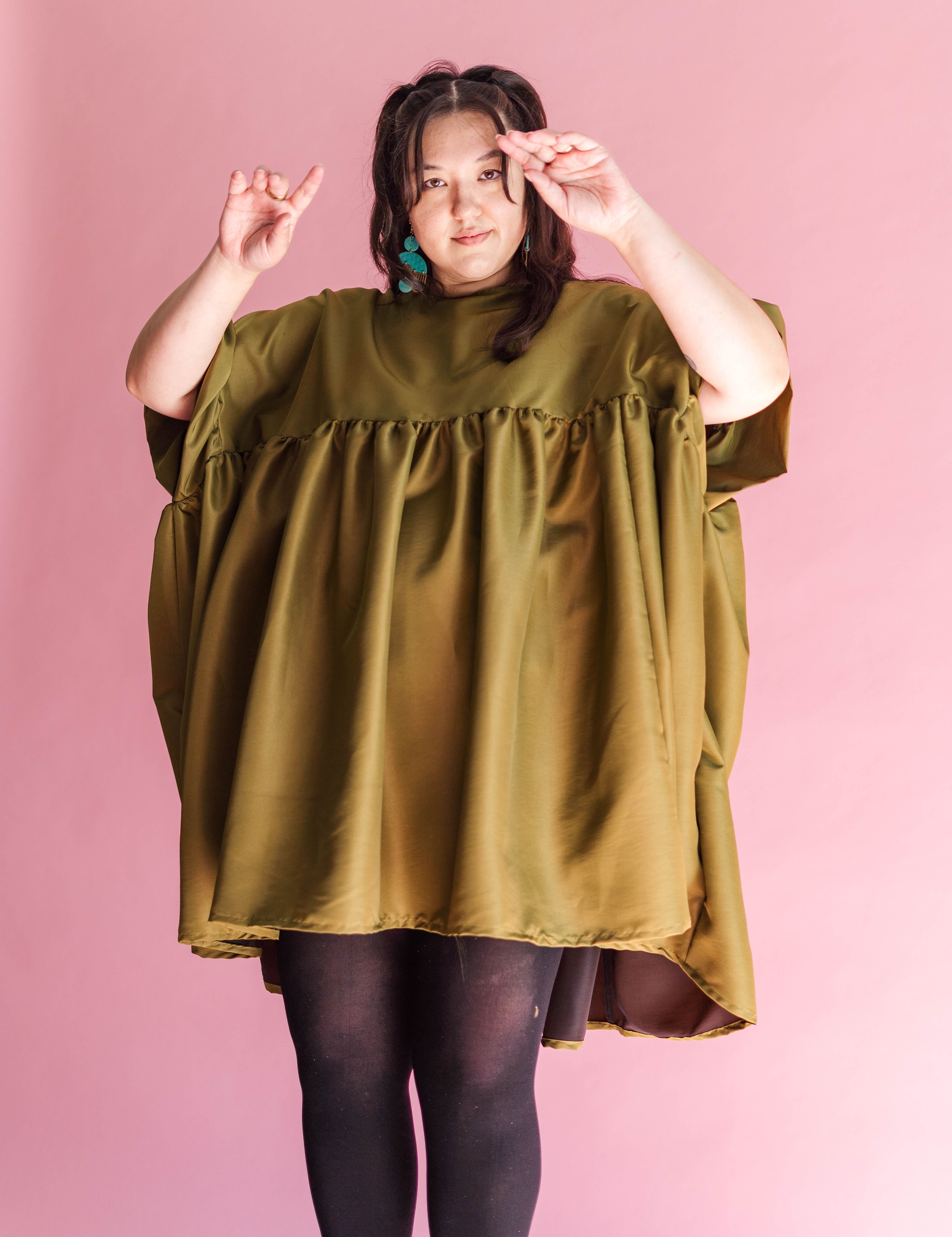 Martini Olive Mini Mushroom Dress