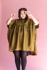 MARTINI OLIVE MINI MUSHROOM DRESS