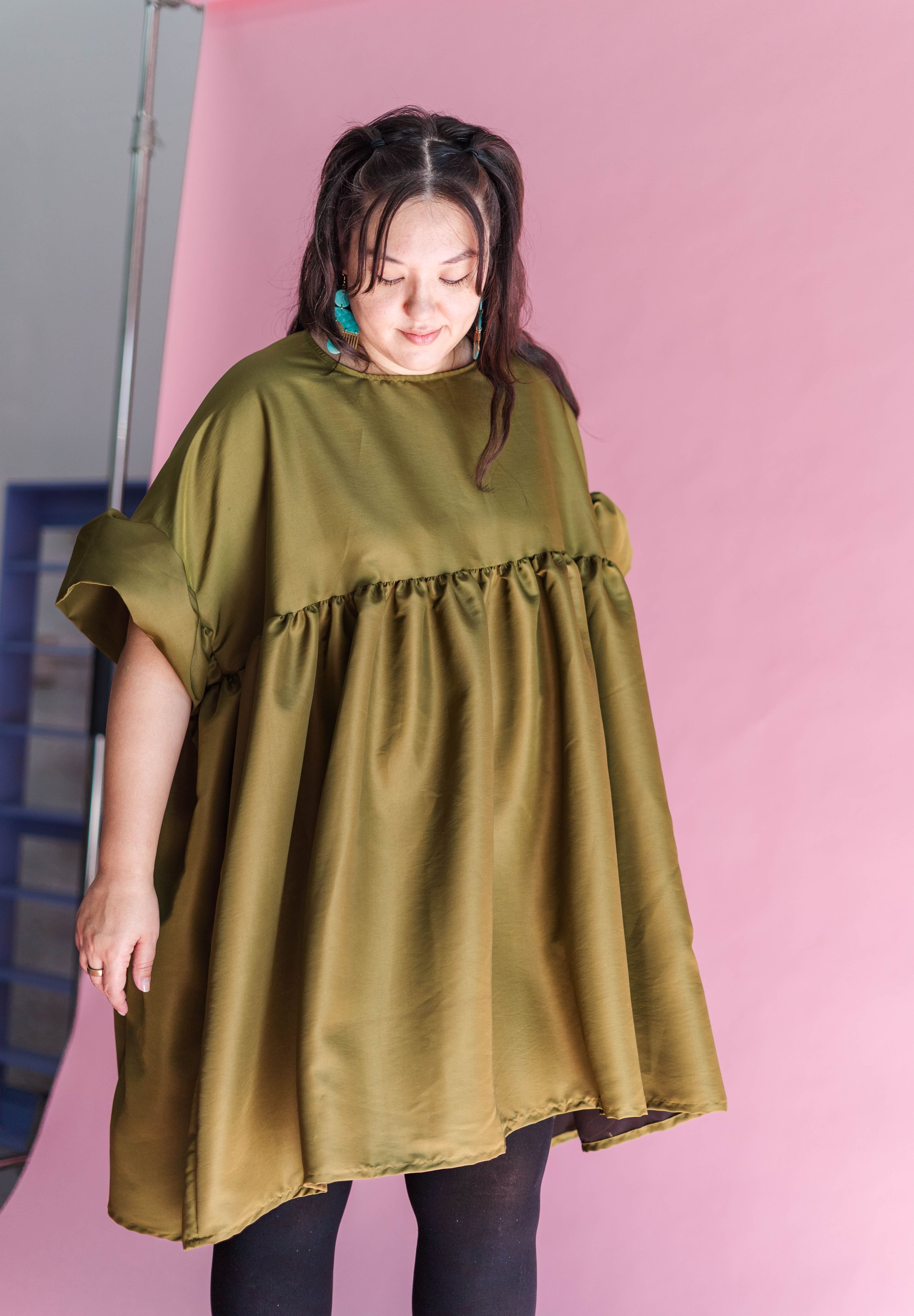 Martini Olive Mini Mushroom Dress