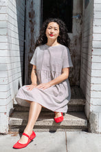 Everyday Dress in Striped Linen (RTS)