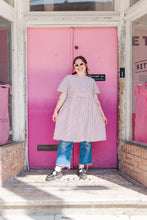 Everyday Dress in Striped Linen (RTS)