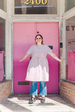 Everyday Dress in Striped Linen (RTS)