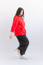 Heart Chore Jacket in Red Twill (RTS)