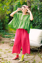 Mid Easy Pant in Hot Pink Linen (RTS)