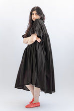 Mushroom Dress in Black Cotton Lawn (RTS)