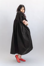 Mushroom Dress in Black Cotton Lawn (RTS)