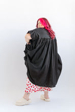 Mushroom Dress in Black Cotton Lawn (RTS)