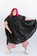 Mushroom Dress in Black Cotton Lawn (RTS)
