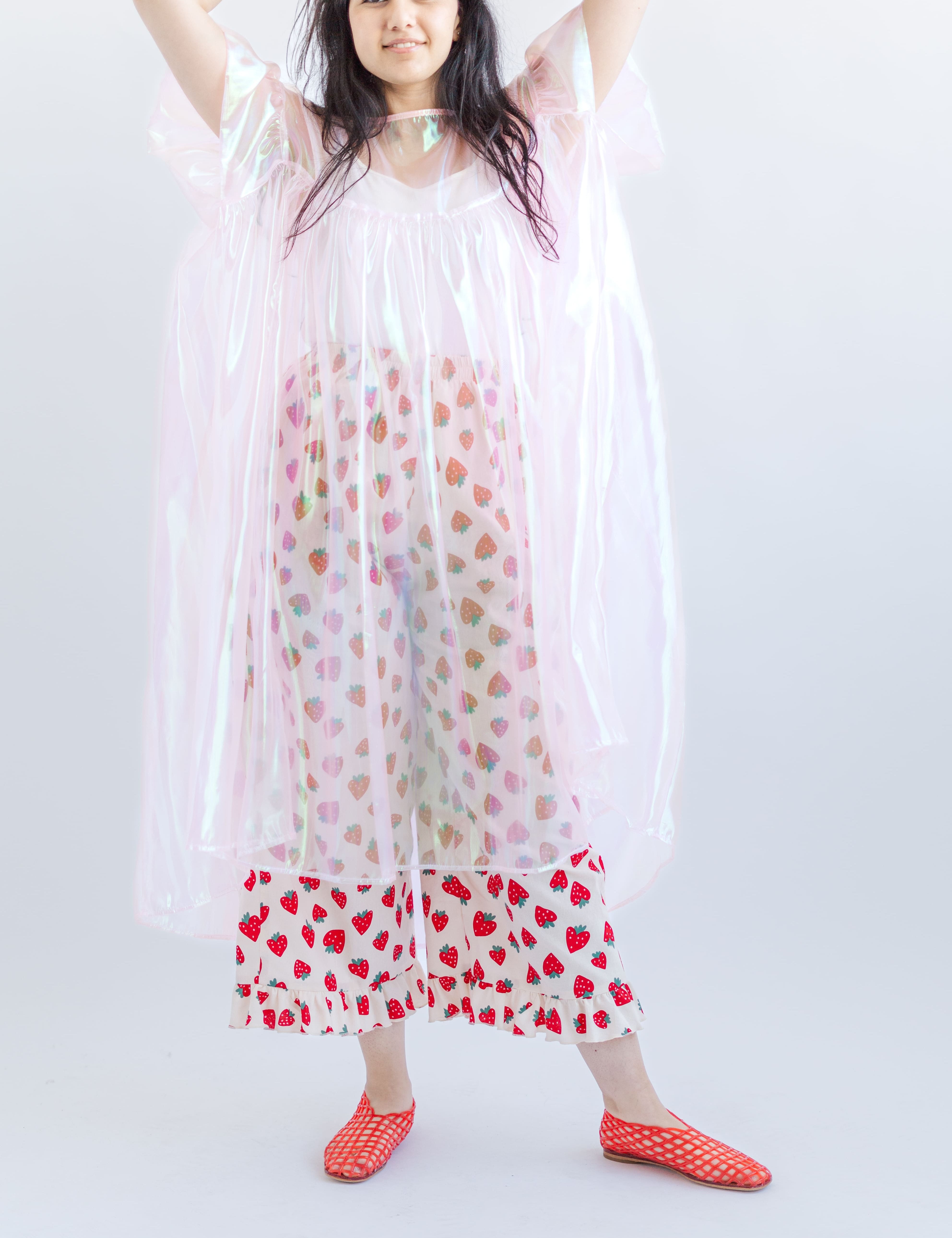 Mushroom Dress in Pink Metallic (RTS)