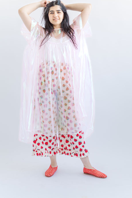 Mushroom Dress in Pink Metallic (RTS)