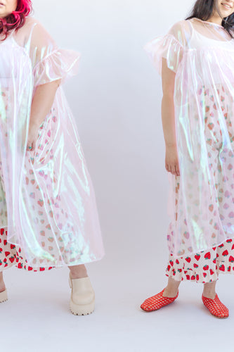 Mushroom Dress in Pink Metallic (RTS)