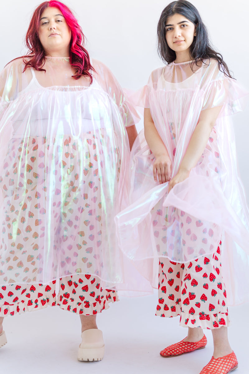 Mushroom Dress in Pink Metallic (RTS)