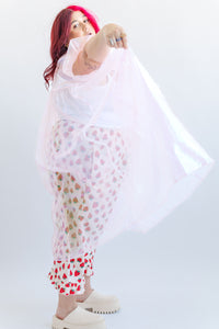 Mushroom Dress in Pink Metallic (RTS)
