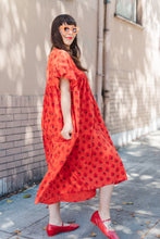 Mushroom Dress in Strawberry Margarita Cotton Poplin (RTS)