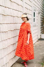 Mushroom Dress in Strawberry Margarita Cotton Poplin (RTS)