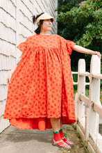 Mushroom Dress in Strawberry Margarita Cotton Poplin (RTS)