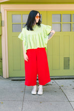 Mushroom Top in Limeade Check (RTS)