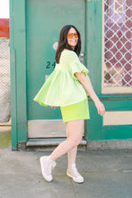 Mushroom Top in Limeade Check (RTS)