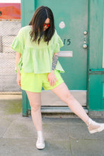 Mushroom Top in Limeade Check (RTS)